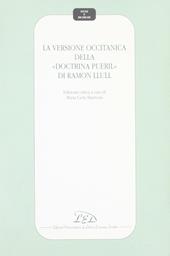 La versione occitanica della «Doctrina pueril» di Ramon Llull. Ediz. critica