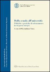 Dalla scuola all'università. Politiche e pratiche di orientamento in sei paesi europei