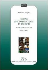 Editing specialized texts in English. A corpus-assisted analysis