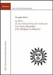 Le rime di un editore-letterato milanese: Gio. Pietro Ramellati (alis Piotigero Laltimera)