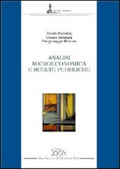 Analisi microeconomica e scelte pubbliche