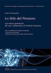 Lo stile del pensiero. Una lettura ipertestuale del caso emblematico di Friedrich Nietzsche