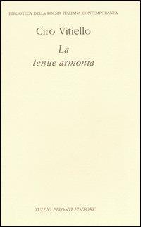 La tenue armonia - Ciro Vitiello - Libro Tullio Pironti 2004, Bibliot.della poesia ital. contemporanea | Libraccio.it