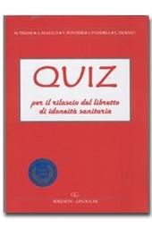 Quiz per il rilascio del libretto di idoneità sanitaria