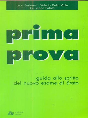 Prima prova. - Giuseppe Patota - Libro Archimede 1999 | Libraccio.it