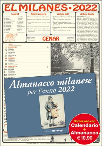 El Milanes 2022  - Libro Meravigli 2021 | Libraccio.it