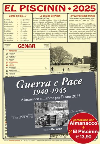 El Piscinin 2025  - Libro Meravigli 2024 | Libraccio.it
