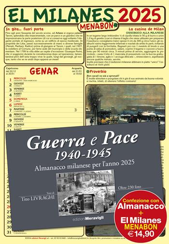 El Milanes Menabon 2025  - Libro Meravigli 2024 | Libraccio.it