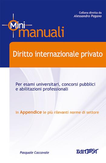 Diritto internazionale privato - Pasquale Caccavale - Libro Edises 2009, Mini manuali | Libraccio.it