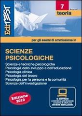 EdiTEST 7. Teoria. Scienze psicologiche. Per la preparazione ai test di ammissione. Con software di simulazione