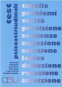 Test psicoattitudinali - Vincenzo Paolillo - Libro CISU 2008, Orientamento universit. e professionale | Libraccio.it