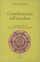 Considerazioni sull'assoluto