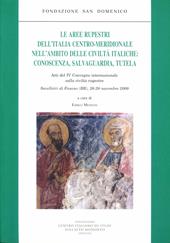 Le aree rupestri dell'Italia centro-meridionale nell'ambito delle civiltà italiche