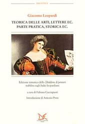 Teorica delle arti, lettere ec. Parte pratica, storica. Vol. 5