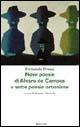 Nove poesie di Álvaro de Campos e sette poesie ortonime