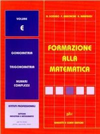 Formazione alla matematica. Volume E. Per le Scuole superiori - Nella Dodero, Paolo Baroncini, Roberto Manfredi - Libro Ghisetti e Corvi 2004 | Libraccio.it