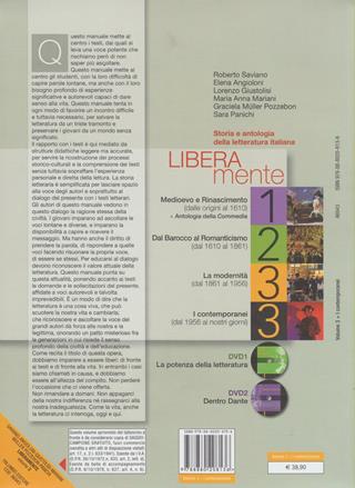 Liberamente. Storia e antologia della letteratura italiana. Con DVD-ROM. Con espansione online. Vol. 3: Dal 1861 ai giorni nostri. - Roberto Saviano, Elena Angioloni, Lorenzo Giustolisi - Libro Palumbo 2010 | Libraccio.it