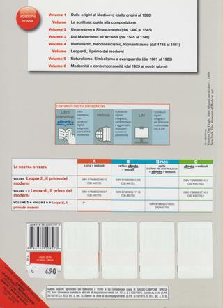Il nuovo. La scrittura e l'interpretazione. Leopardi, il primo dei moderni. Ediz. rossa. Per le Scuole superiori. - Romano Luperini, Pietro Cataldi, Lidia Marchiani - Libro Palumbo 2011 | Libraccio.it