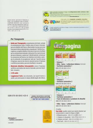 Oltrepagina. Con verifiche sommative. Con espansione online. Vol. 2 - Emilia Asnaghi, Pietro Nicolaci - Libro Lattes 2008 | Libraccio.it