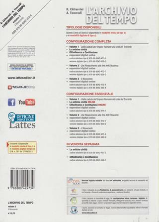 L' archivio del tempo. Con espansione online. Vol. 3: Il Novecento. - Roberta Chitarrini, Anna Tancredi - Libro Lattes 2010 | Libraccio.it