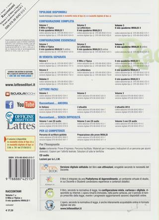 Raccontami. Il mito e l'epica. Con il mio quaderno INVALSI. Vol. 1 - Emilia Asnaghi, Raffaella Gaviani - Libro Lattes 2011 | Libraccio.it