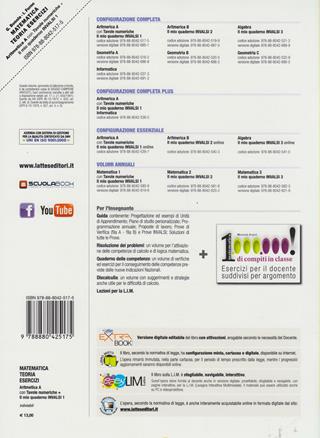 Matematica teoria esercizi. Aritmetica. Con tavole numeriche-Il mio quaderno INVALSI. Vol. 1 - G. Bonola, I. Forno - Libro Lattes 2011 | Libraccio.it
