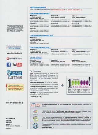 Matematica teoria esercizi. Algebra. Con il mio quaderno INVALSI. Vol. 3 - Gino Bonola, I. Forno - Libro Lattes 2011 | Libraccio.it