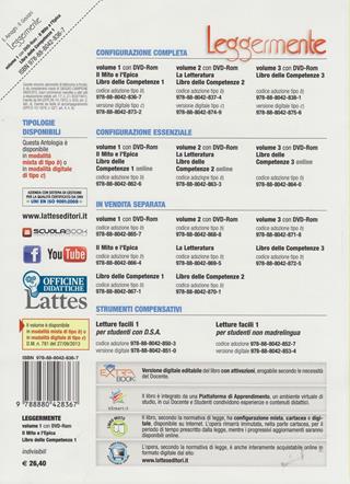 Leggermente. Il mito e l'epica-Libro delle competenze. Per le Scuole superiori ROM. Con DVD - Emilia Asnaghi, Raffaella Gaviani - Libro Lattes 2014 | Libraccio.it