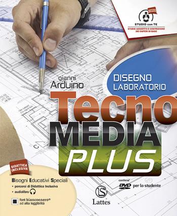 Tecnomedia plus. Settore produzione. Tavole illustrate-Disegno-Mi preparo e DVD. Per la Scuola media. Con CD. - Gianni Arduino - Libro Lattes 2015 | Libraccio.it