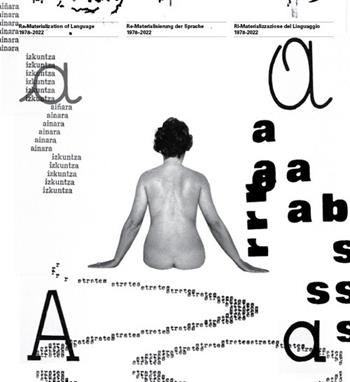 Re-materialization of language. 1978–2022. Ediz. multilingue  - Libro Produzioni Nero 2024 | Libraccio.it