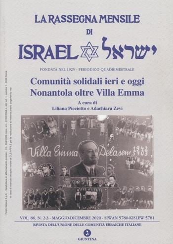 La rassegna mensile di Israel. Vol. 86/2-3: Comunità solidali ieri e oggi Nonantola oltre Villa Emma  - Libro Giuntina 2022, Fuori collana | Libraccio.it