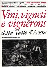 Vini, vigneti e vignerons della Valle D'Aosta