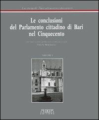 Le conclusioni del parlamento cittadino di Bari nel '500  - Libro Adda 1998, La storia di Bari attraverso i documenti | Libraccio.it