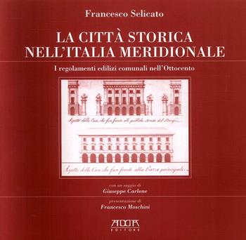 La città storica nell'Italia meridionale. I regolamenti edilizi nell'Italia dell'Ottocento - Francesco Selicato - Libro Adda 2005 | Libraccio.it