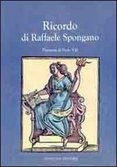 Ricordo di Raffaele Spongano