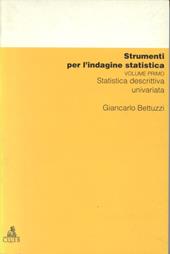 Strumenti per l'indagine statistica. Vol. 1: Statistica descrittiva univariata