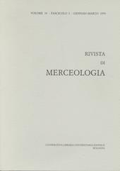 Rivista di merceologia (1995). Vol. 1