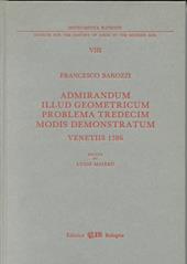 Admirandum illud geometricum problema tredecim modis demonstratum (rist. anast. Venetiis, 1586)