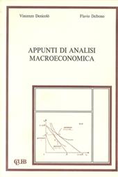 Appunti di analisi macroeconomica