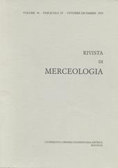 Rivista di merceologia (1995). Vol. 4