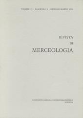 Rivista di merceologia (1996). Vol. 1