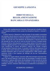 Diritto della regolamentazione bancaria e finanziaria