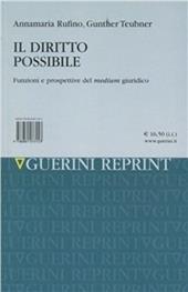 Il diritto possibile. Funzioni e prospettive del medium giuridico