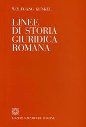 Linee di storia giuridica romana