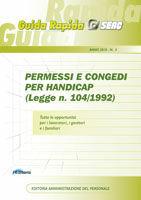 Permessi e congedi per handicap (legge n. 104/1992)  - Libro Seac 2010, Guida rapida | Libraccio.it