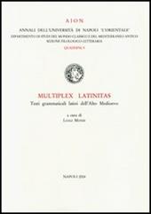 Multiplex latinitas. Testi grammaticali latini dell'Alto Medioevo