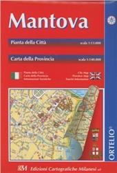 Mantova. Pianta della città 1:13.000. Carta della provincia 1:140.000. Itinerari turistici