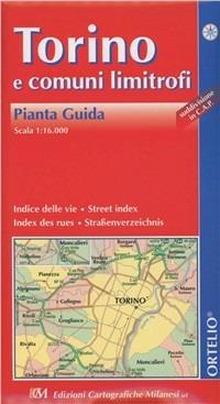 Torino e comuni limitrofi. Pianta guida 1:16.000 con codici postali  - Libro Edizioni Cart. Milanesi 2016, Italia carta guida alle sue strade | Libraccio.it