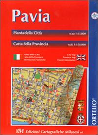 Pavia. Carta della città e della provincia. Ediz. multilingue  - Libro Edizioni Cart. Milanesi 2016 | Libraccio.it