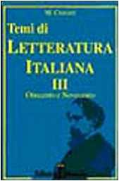 Image of Temi di letteratura italiana. Vol. 3